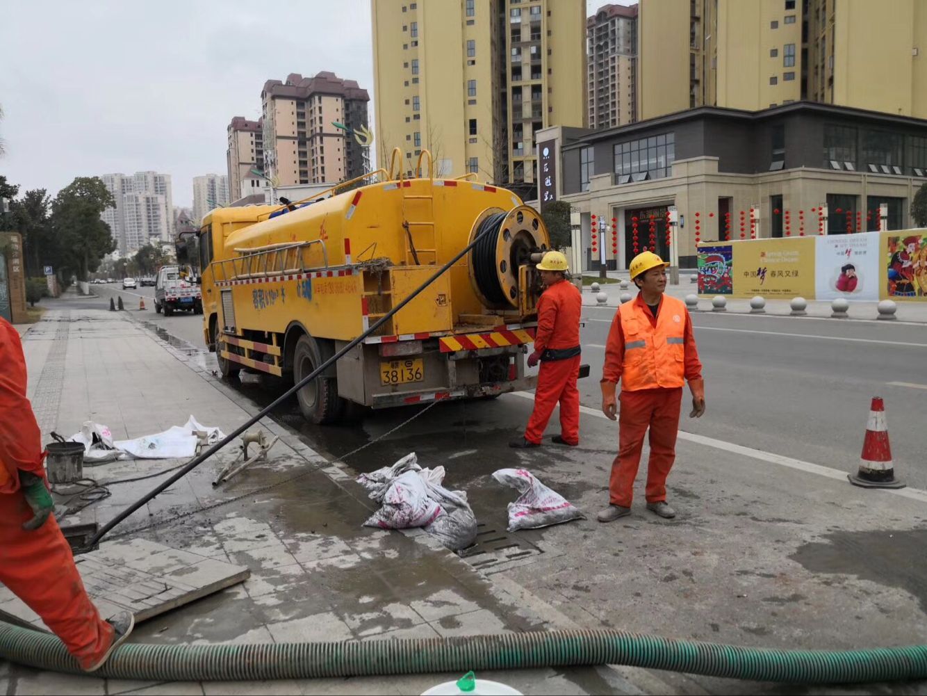 临湘排污管道清淤-管道清洗